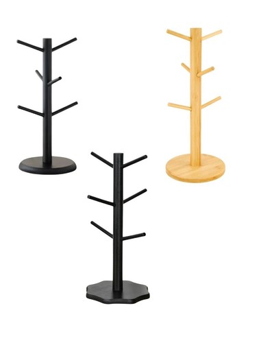 Bamboo tree mug holder - tree,