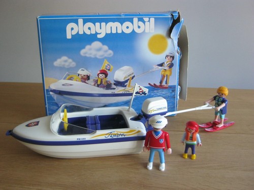 Playmobil 3009 motorboat with - playmobil,