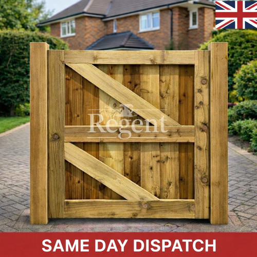 Wooden driveway gates high - wooden,