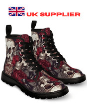 Ladies Skulls and Red Roses