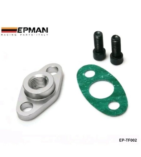 Turbo oil feed flange garrett - turbo,
