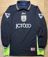 ORIGINAL BRADFORD CITY 1999/00 Match Worn Goalkeeper Shirt XXL ASICS VGC Rare