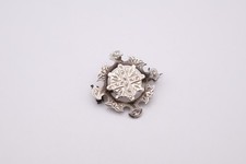Antique Victorian Silver Sweetheart Brooch