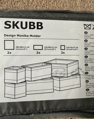 Ikea skubb boxes new - boxes,
