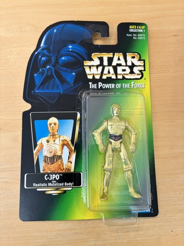 3po kenner green - card, 1995