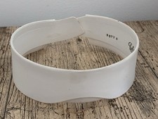 Vintage COLLARS LTD Shirt Collar  White Starched Cotton Detachable Size 30