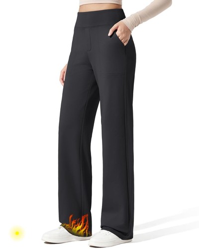 Trousers women fleece lined - trousers,,