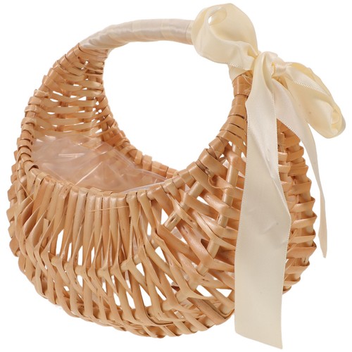 Small empty flower basket - empty,