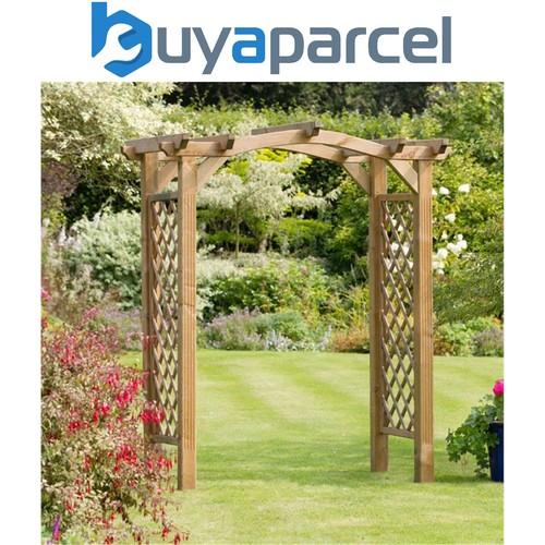 Zest venus wooden garden arch - wooden,