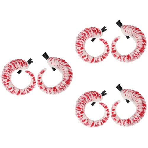 3pairs devil horn hair clips - devil,