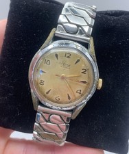 AVIA 15 Jewel Military Style Vintage Swiss Mechanical Gents Watch