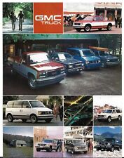 GMC Range 1988 USA Market Foldout Brochure Sierra Jimmy Suburban Rally Pickup