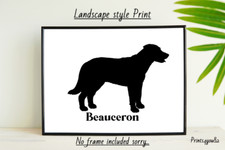 BEAUCERON DOG PET A4 PICTURE PRINT POSTER WALL ART HOME DECOR UNFRAMED GIFT NEW