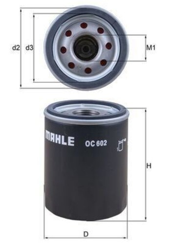 Oil filter mahle - mahle, jaguar