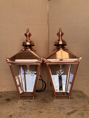 Copper sided lantern with - copper,