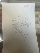 MICHAEL JACKSON SIGNED