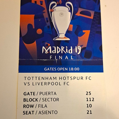 European cup 2018 2019 ticket - cup,