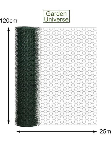 Green pvc coated steel - green,