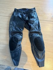 Wolf kangaroo leather trousers - leather,