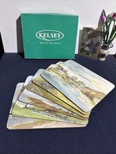 Vintage Kelsey Set of 6 Melamine Place mats Lake District