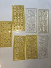 Set Of 7 Plastic Chocolate