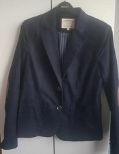 Ladies Cambridge Dry Goods Navy Smart Blazer Jacket Size S UK 10