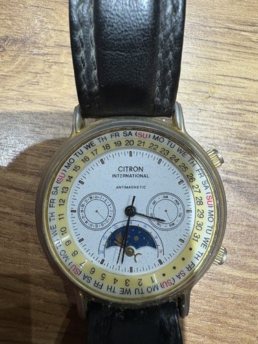 Vintage citron moonphase - citron,