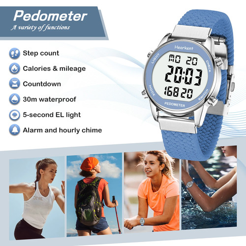 Digital pedometer sports watch - digital,