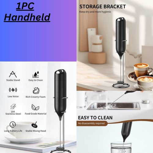 Handheld electric milk - electric, frother