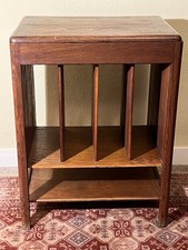Vintage Oak, Wooden Hifi, Hi Fi Cabinet, Stand, Unit With Record Vinyl, Storage