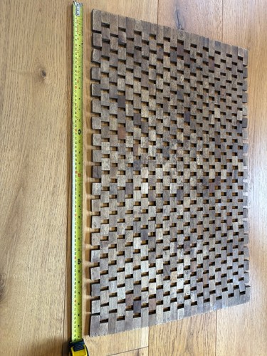 Wooden interlocking slat bath - wooden,