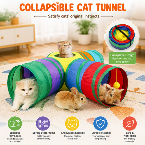 Cat tunnel pet tube - cat,