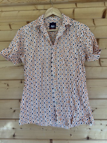 Retro shirt orange and - retro,