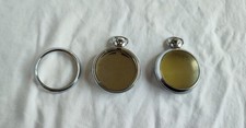 2x Mid C20th Silver Tone Pocket Watch Cases-Probably Smiths/Ingersoll