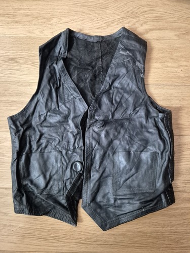 Vintage black leather - vintage,