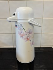 Vintage ALLEN BALLY - CUISINE WARE Pump Action Thermos Dispenser/Flask 2.5 L