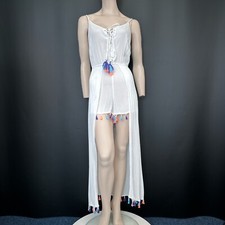 Primark White Sheer Tassel