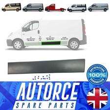 Side Moulding Long Center Panel Left For Vauxhall Opel Vivaro A MK1 2001-2014