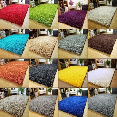 Fluffy shaggy rugs non shed - rugs, x