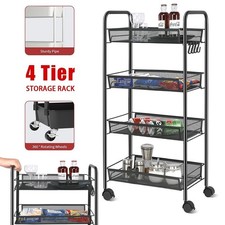 Storage Trolley Cart on Wheels