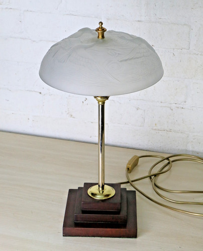 Art deco desk - deco, lamp