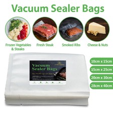 100x Food Vacuum Sealer Bags