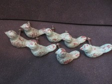 7 Vtg Cast Iron “Bird”