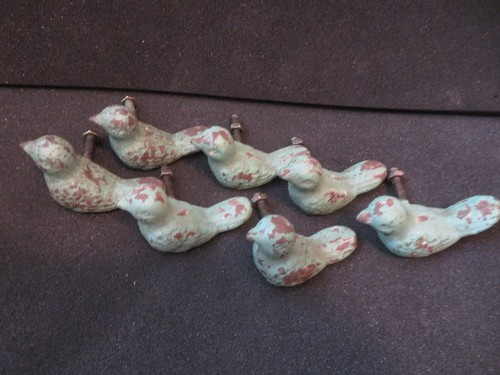Vtg cast iron bird - 7,