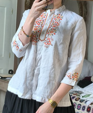 Vintage Linen Shirt White