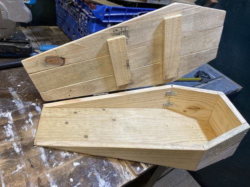 Small halloween coffin 60cm - small,