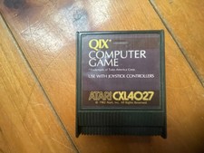 Qix Atari 400/800/XL/XE/XEGS game cartridge- CXL4027