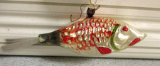 VINTAGE MERCURY GLASS FISH -