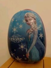 Disney Frozen Kids Cabin Luggage Travel Trolley Bag Wheeled Suitcase Elsa Girls