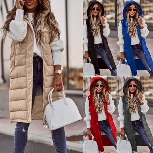 Womens ladies hooded long - ladies, line